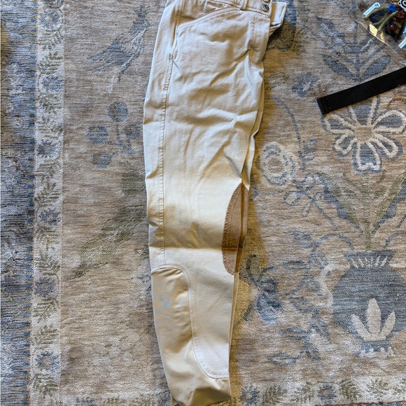 Women's Beige Riding Breeches - Picture 1 of 2